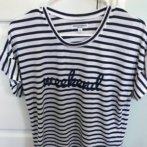 Cute striped shirt!